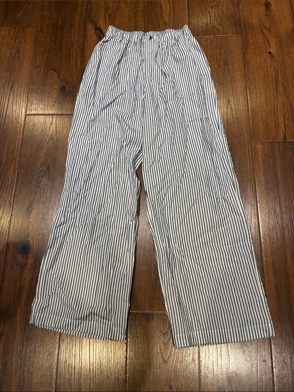 Classic Blue & White Striped Pajama Pants - Women's Sleepwear